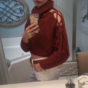 The sweater ribbon top!